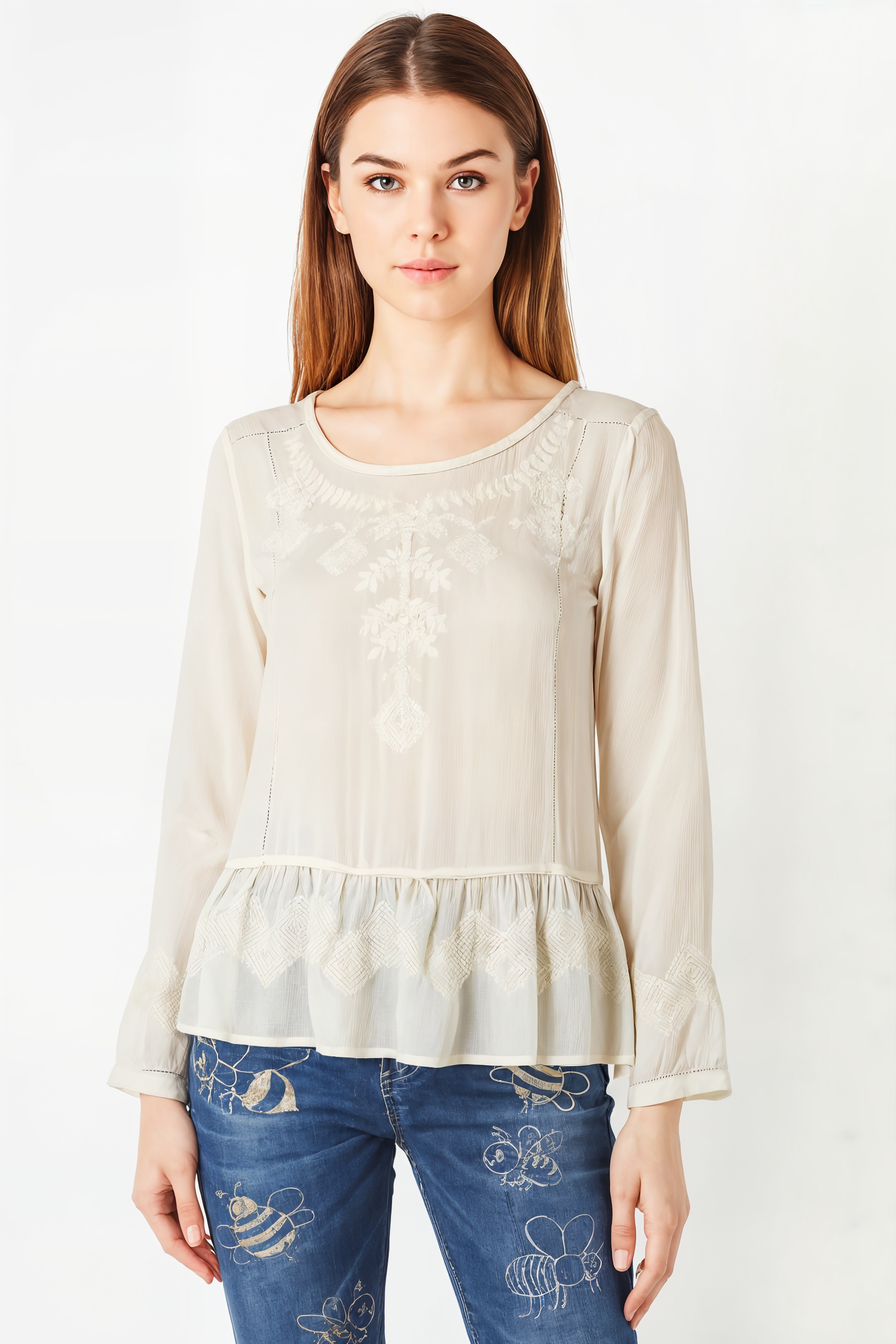 Blusa bordada